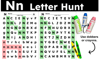 Letter N Activities