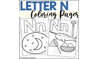 Letter N Coloring Pages – Phonics Practice