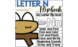 Letter N Flip Book
