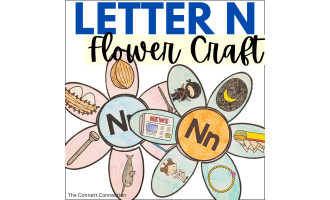 Letter N Flower Craft