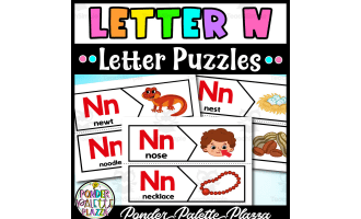 Letter N Puzzles - Beginning Sound