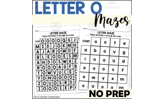 Letter O Mazes