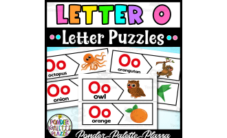 Letter O Puzzles - Beginning Sound