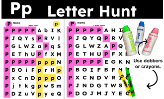 Letter P Activities