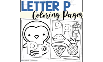 Letter P Coloring Pages