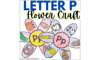Letter P Flower Craft