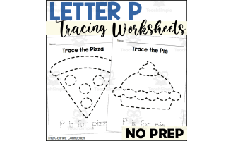 Letter P Tracing Worksheets