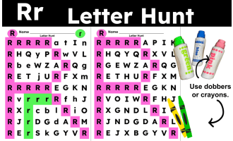Letter R Activities