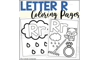 Letter R Coloring Pages