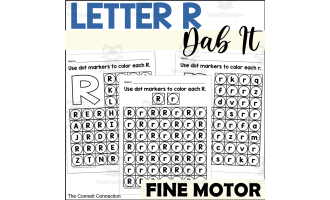 Letter R Dab It Worksheets