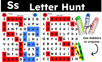 Letter S Activities