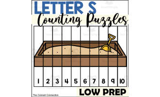 Letter S Counting to 10 Puzzles