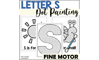 Letter S Dot Painting