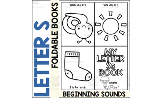 Letter S Mini Alphabet Book