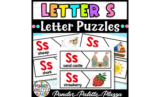 Letter S Puzzles - Letter S Beginning Sound