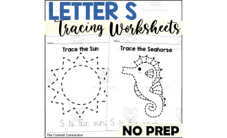 Letter S Tracing Worksheets