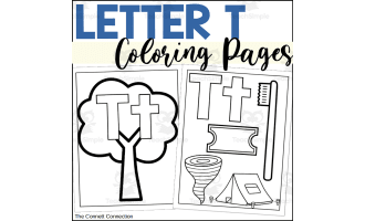 Letter T Coloring Pages