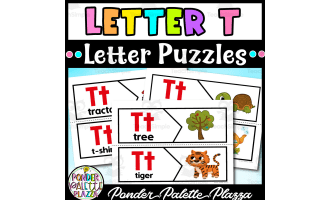 Letter T Puzzles - Letter T Beginning Sound