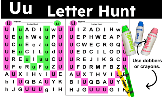 Letter U Activities