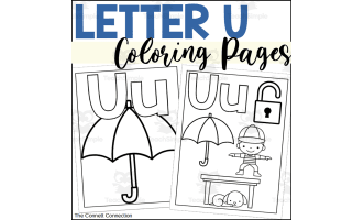 Letter U Coloring Pages
