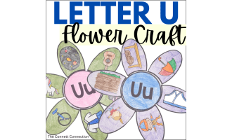 Letter U Flower Craft