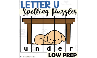 Letter U Spelling Puzzles