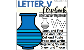 Letter V Flip Book