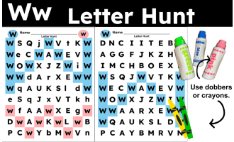 Letter W Activities