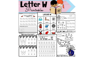 Letter W Printables