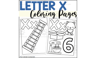 Letter X Coloring Sheets – 8 Worksheets