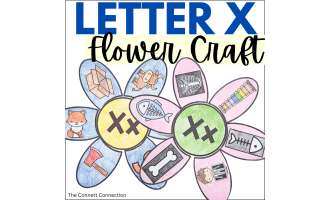 Letter X Flower Craft
