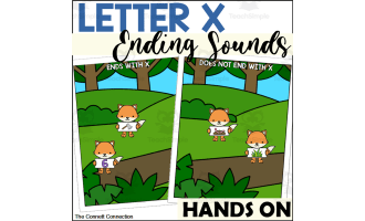 Letter X Letter Sound Sort