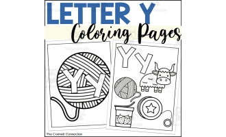 Letter Y Coloring Pages