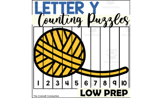 Letter Y Counting to 10 Puzzles