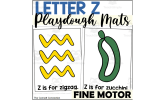 Letter Z Playdough Mats