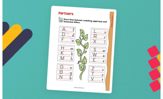 Letters, Vowels, and Physical Skills Printable Workbook