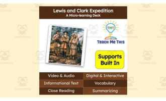 Lewis and Clark Expedition | Reading Comprehension Deck | Interactive Lesson