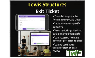 Lewis Structures - Exit Ticket and Review Activity