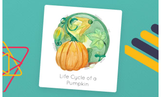 Life Cycle of a Pumpkin Printable Poster