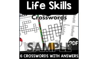 Life Skills Crossword: 1 Page Sample (PDF)