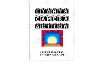 Lights, Camera, Action Preschool Activity Pack