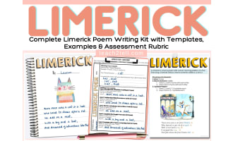 Limerick Poem Lesson Plan, Template, Examples & Rubric Poetry Writing