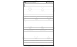 Lined Paper Template Set