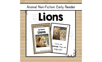 Lions Early Reader Nonfiction Book