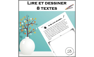 Lire et dessiner - 8 textes / Read and Draw