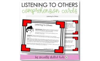 Listening To Others, Comprehension Cards