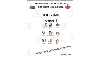 Literacy worksheets: Bullying vol 1