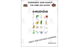 Literacy worksheets: gardening