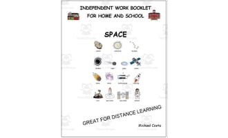 Literacy worksheets: Space