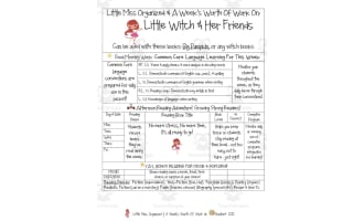 Little With & Her Friends | Reading Activity Packet